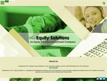 Tablet Screenshot of equitysolutions.co.za